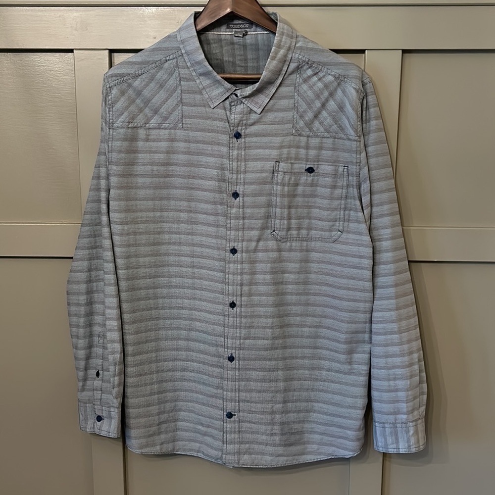Toad&Co Gray Casual Button Down Shirt